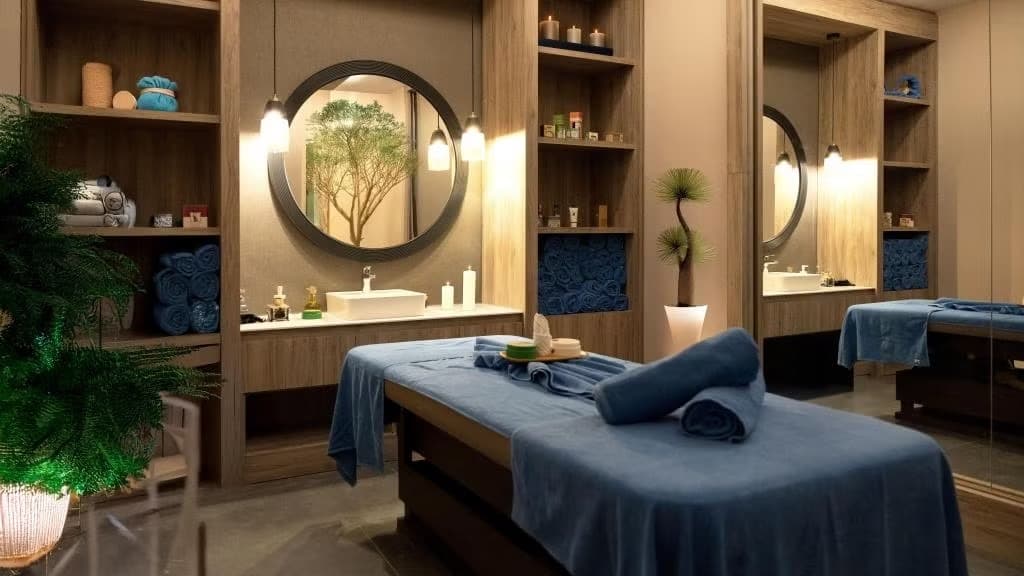 Spa treatment room